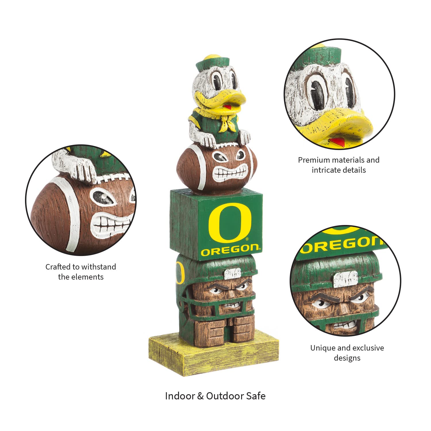 Evergreen Enterprises NCAA Oregon Ducks Tiki Totem - Image 4