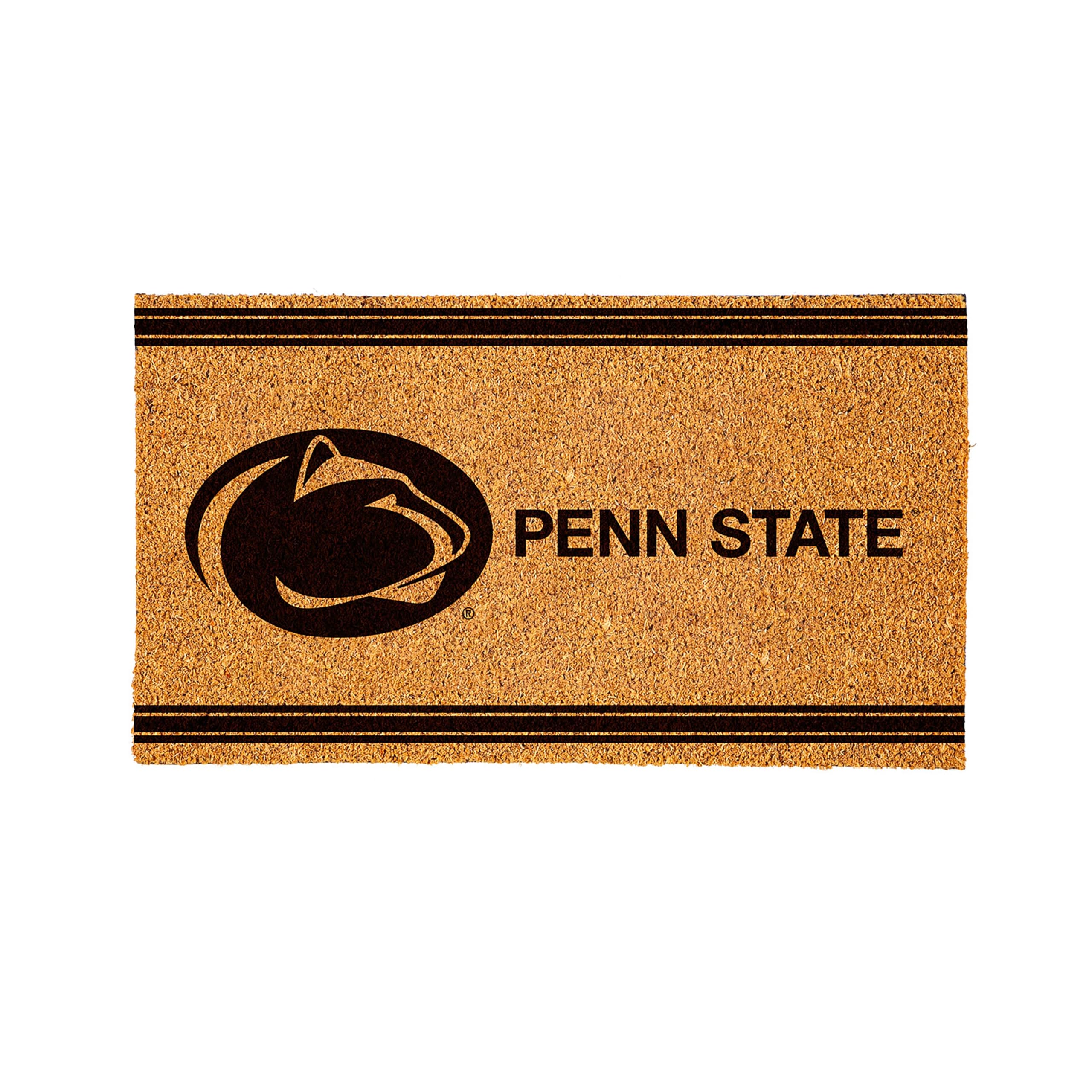 NCAA Penn State Coir Door Mat, Indoor and Outdoor Entryway, 28 x 16 Inches Non Slip Back Welcome Floor Mats for Muddy Dog Paws, Weather-Resistant Front Door Entrance Home Décor - Image 9
