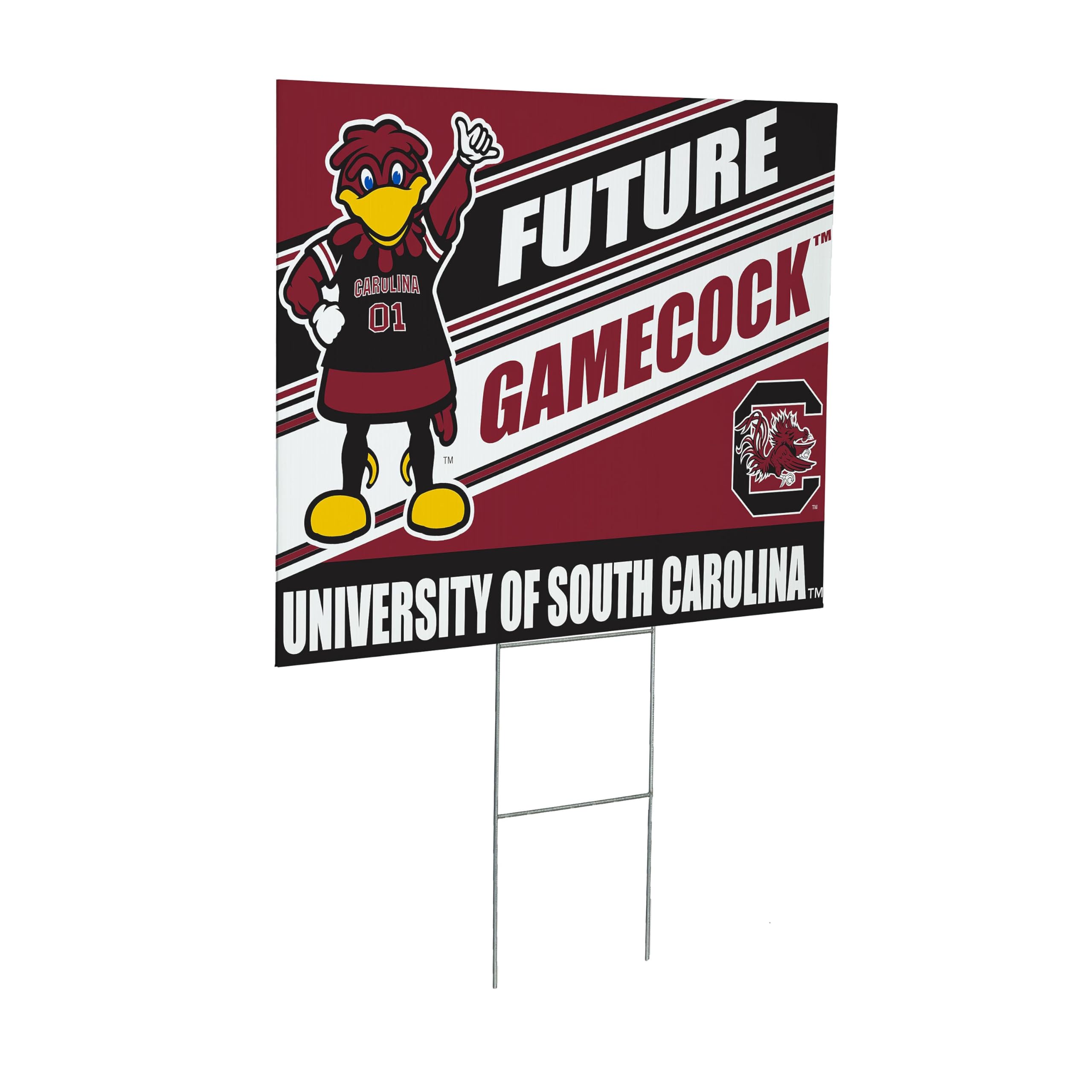 NCAA University of South Carolina Future Student Yard Sign, Outdoor Coroplast College Bound Yard Signs with Stakes 18x24, University Welcome Lawn Sign for Yards, Graduation Party - Image 5