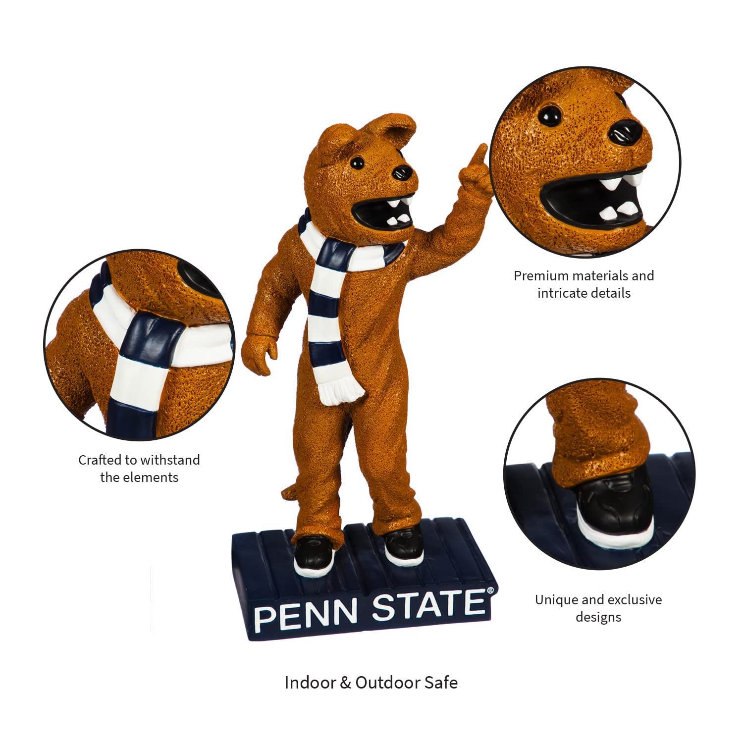 Team Sports America NCAA Pennsylvania State University Fun Colorful Mascot Statue 12 Inches Tall - Image 4