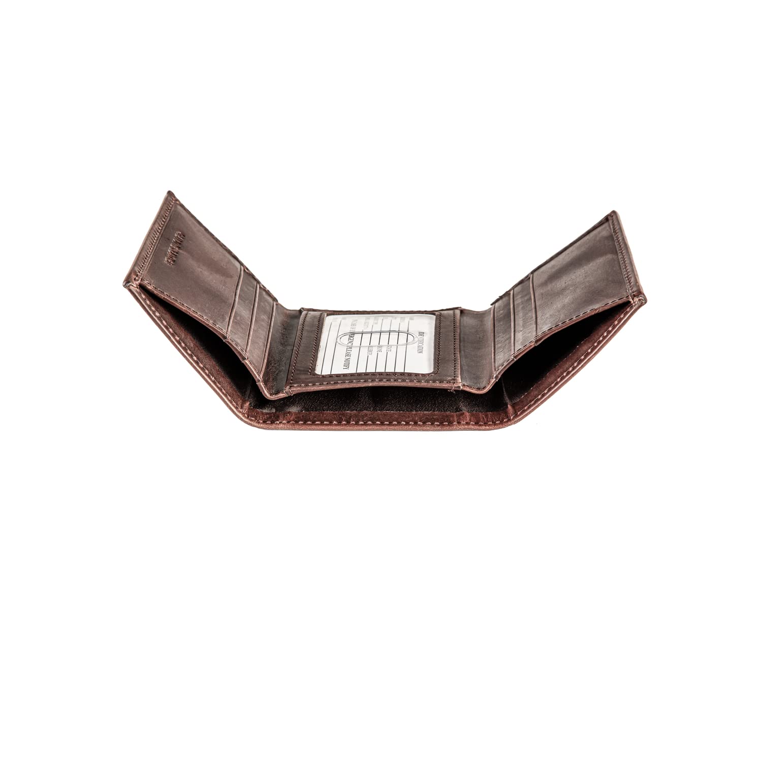 Team Sports America NFL Buffalo Bills Brown Wallet | Tri-Fold | Officially Licensed Stamped Logo | Made of Leather | Money and Card Organizer | Gift Box Included - Image 5