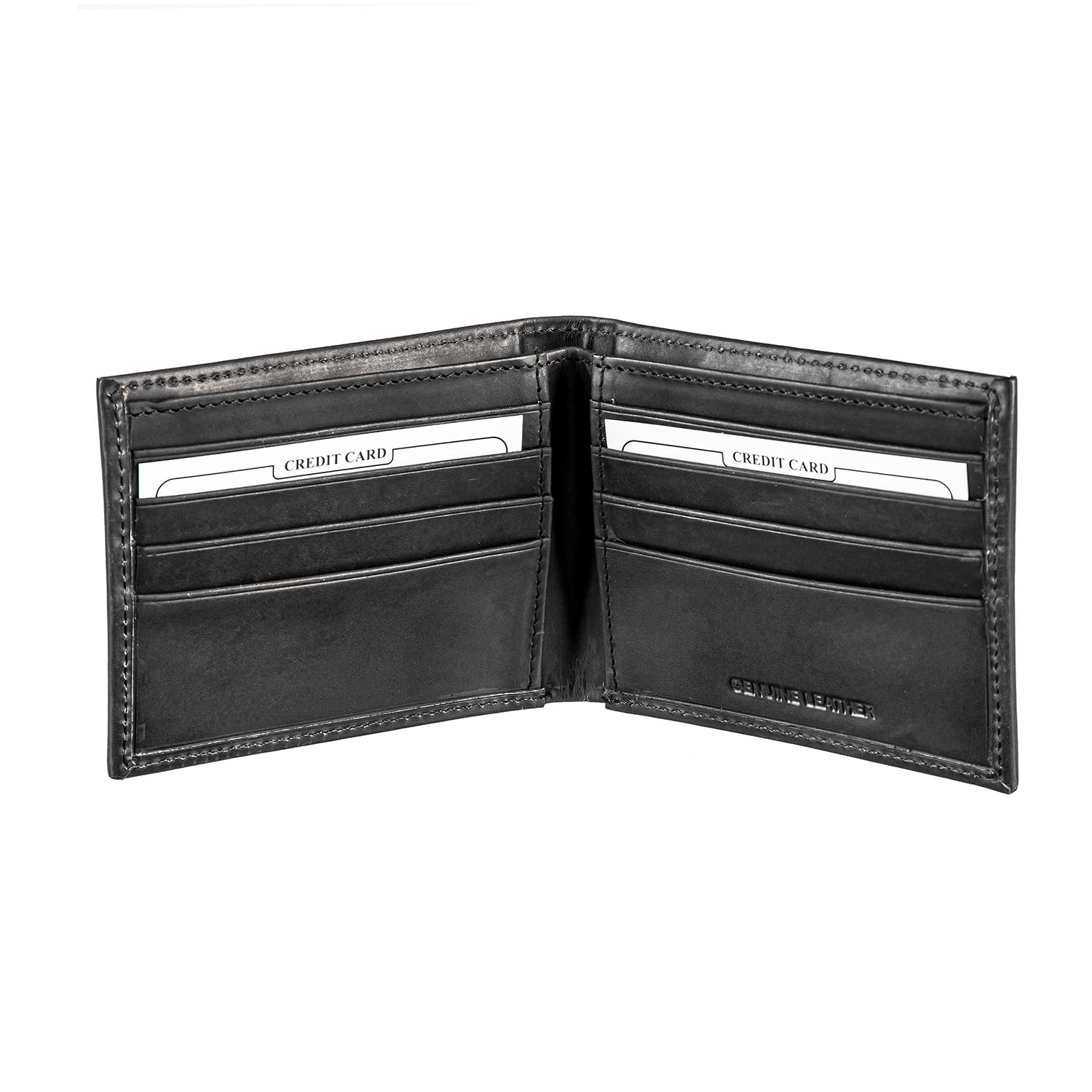 Team Sports America NFL Kansas City Chiefs Superbowl 57 Championship Black Wallet | Bi-Fold | Officially Licensed Stamped Logo | Made of Leather | Money and Card Organizer | Gift Box Included - Image 5