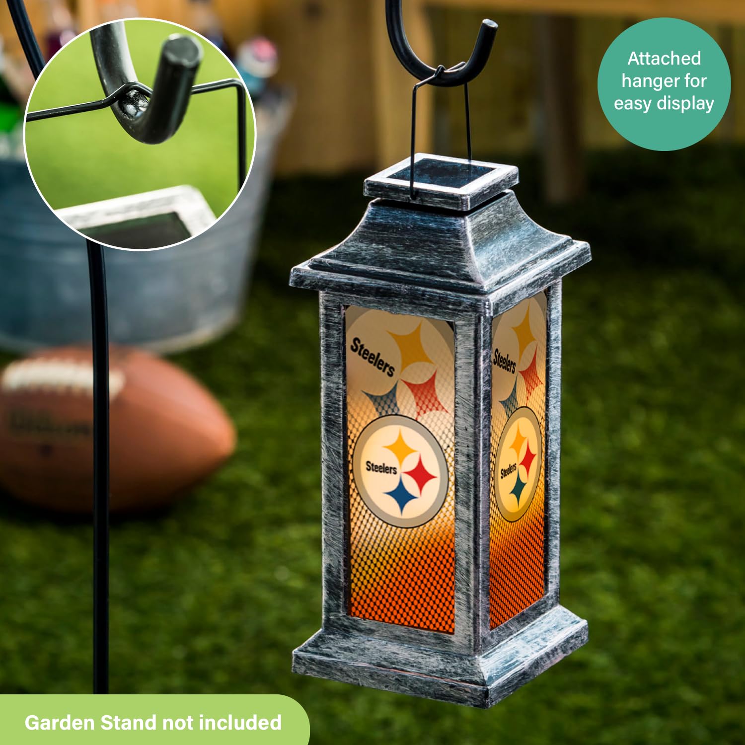 Team Sports America NFL Solar Powered Lantern - Image 5