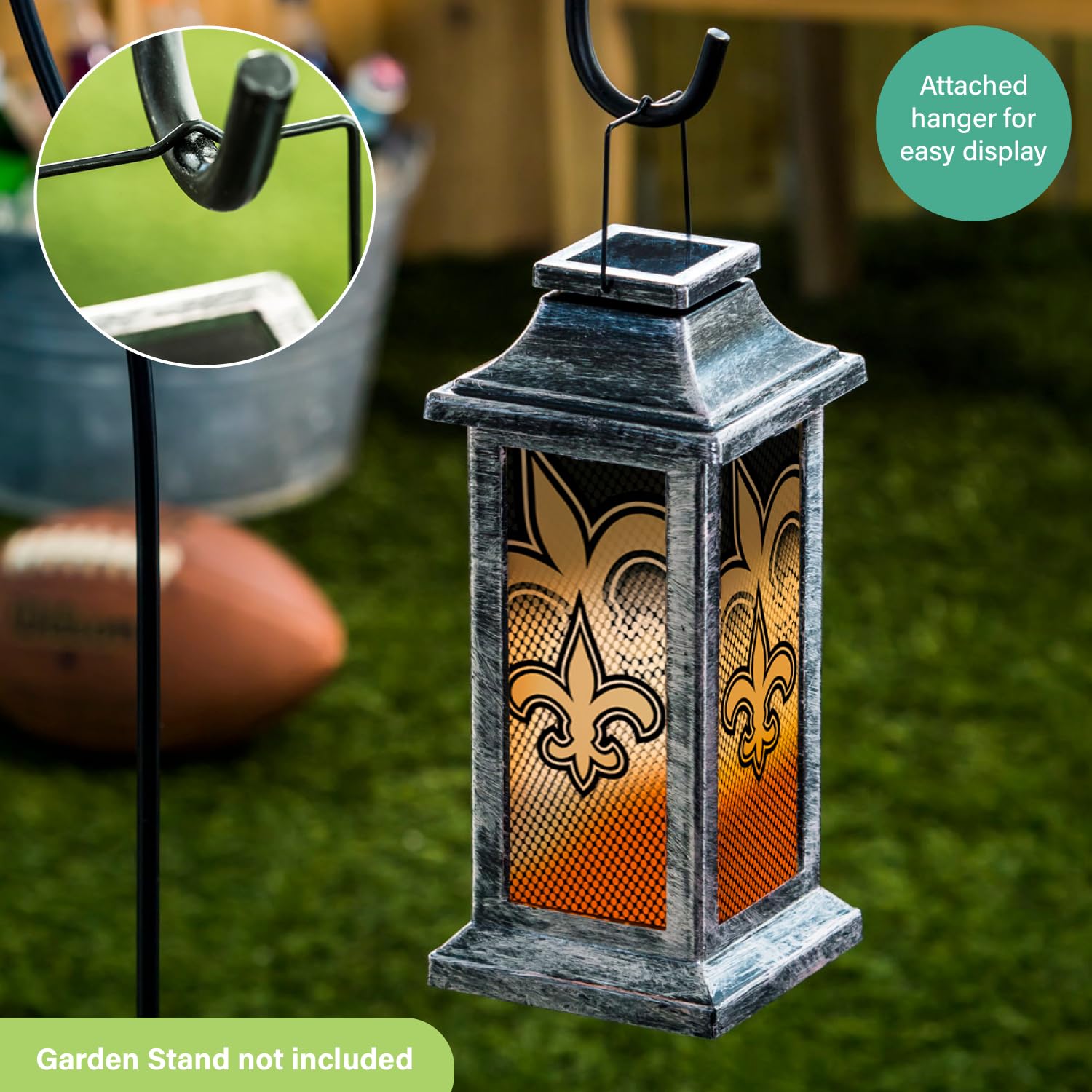 Team Sports America NFL Solar Powered Lantern - Image 5